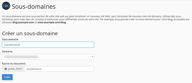 Créer_Sous_domaine_cpanel