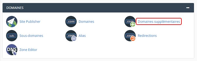 Domaine_Supplémentaire_cpanel