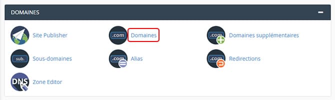 Domaine_cpanel