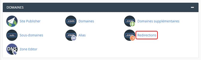 redirection_domaine_cpanel